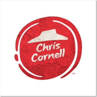 Cosplay Parody Pizza Hut Vintage Music Lovers - Chris Cornell Posters and Art